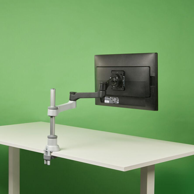 R-GO TOOLS Stolni nosač za monitor Zepher 4 RGOVLZE4SI, 24" - 32", srebrna
